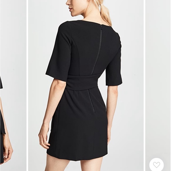 ALICE + OLIVIA VIRGIL BOAT NECK WRAP DRESS - Picture 2 of 11